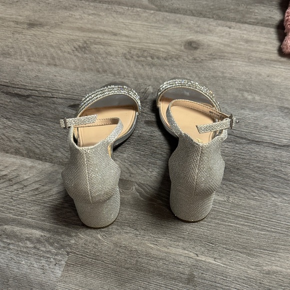 Silver Strappy Heels - Picture 3 of 5